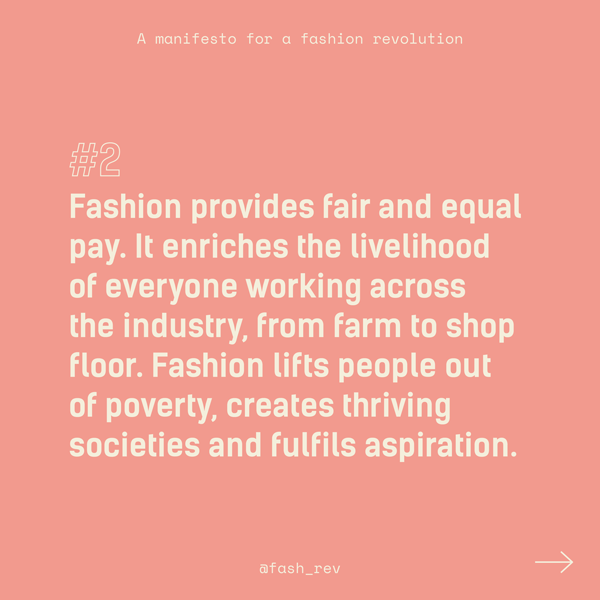 fashion revolution manifesto