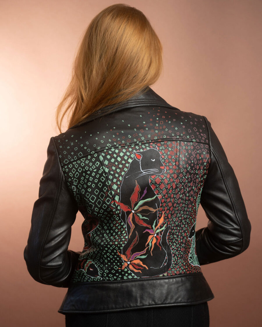 Sparkpick features SPARK + REBEL modular eco fashion brand upcycled second hand jacket leather in sustainable fashion on Etsy