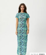 Sparkpick features Afends recycled maxi sheer dress in sustainable fashion
