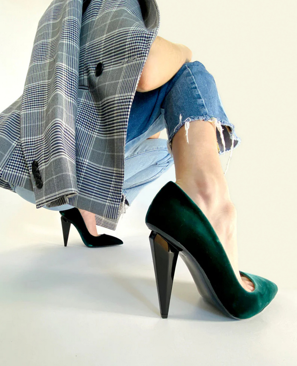 Sparkpick features Alltrueist Sylth Virago recycled cotton pumps in sustainable fashion