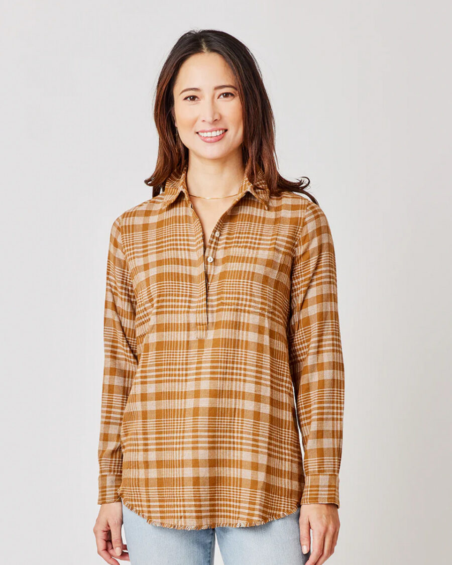 Sparkpick features Carve Designs Plaid shirt  in sustainable fashion