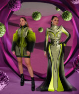 Sparkpick features Cooltrede on DressX digital futuristic fur dress in sustainable fashion