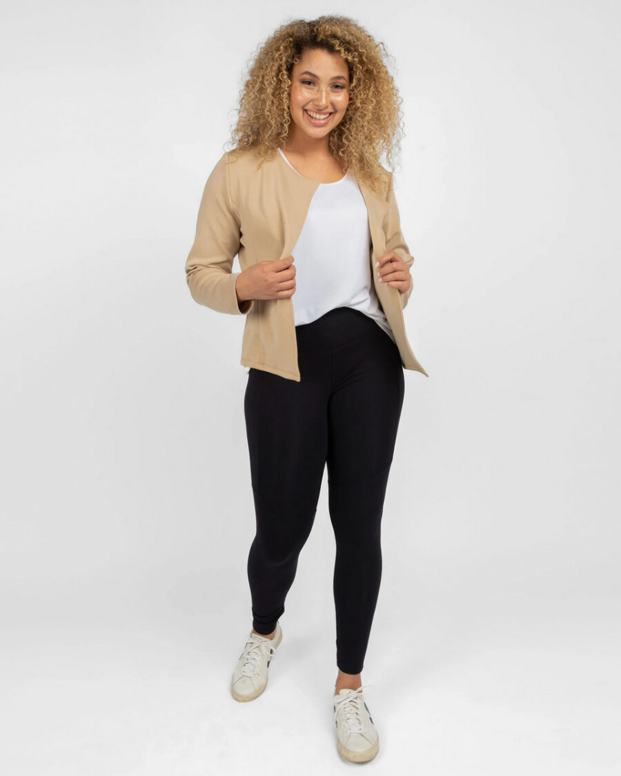 Sparkpick features Encircled in sustainable fashion bamboo leggings in eco fashion