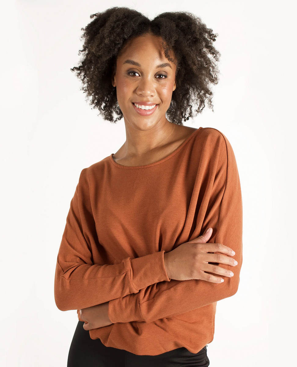 Sparkpick features Encircled in sustainable fashion Tencel sweatshirt in eco fashion