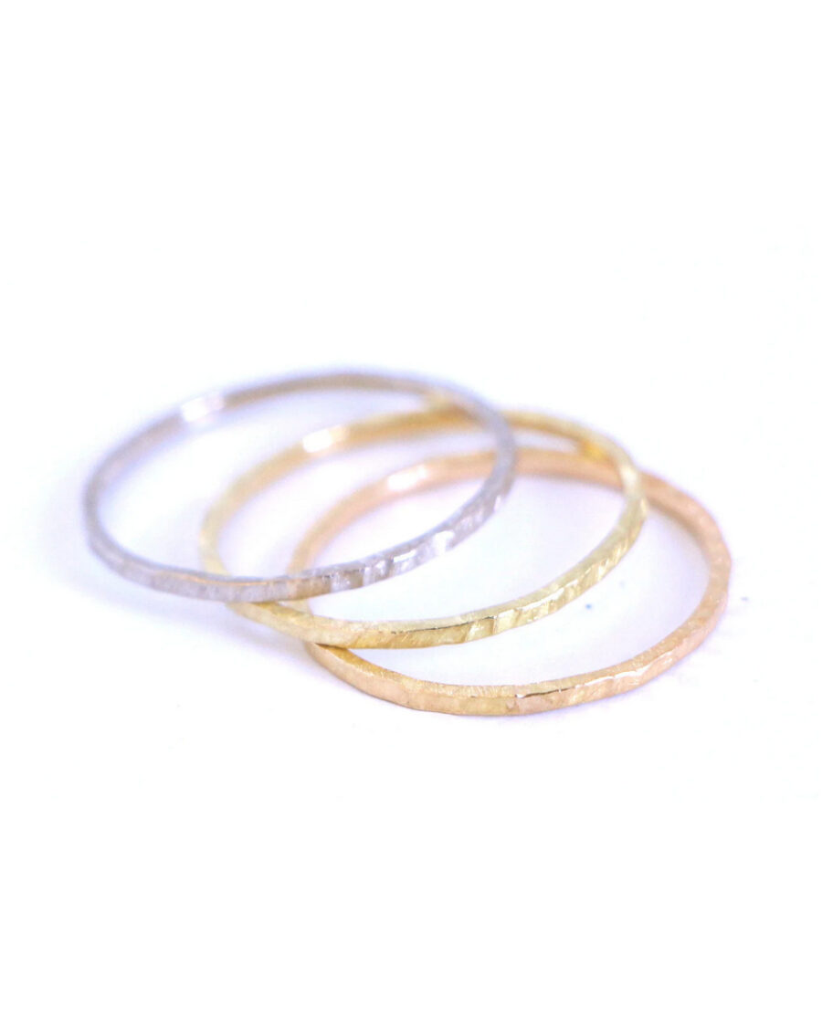 Sparkpick features Etsy EthicaljewelryEB gold stackable rings for Basic wardrobe base in sustainable fashion
