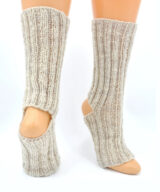 Sparkpick features Etsy Knitwoolsocks store knit yoga wool socks in sustainable fashion