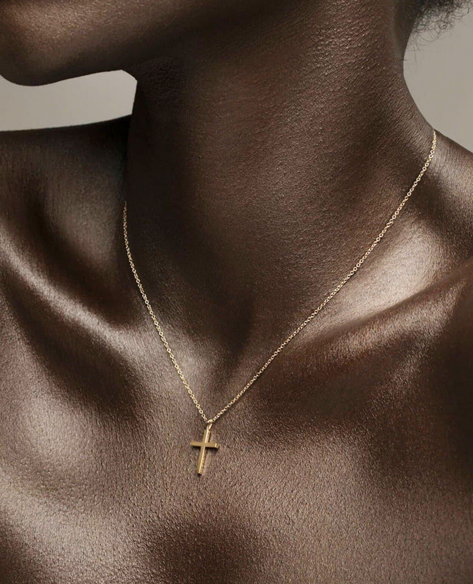Sparkpick features FUTURA Jewelry  Cross necklace  in sustainable fashion