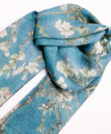 Sparkpick features  LinenIsLove on Etsy Van Gogh print linen scarf in sustainable fashion
