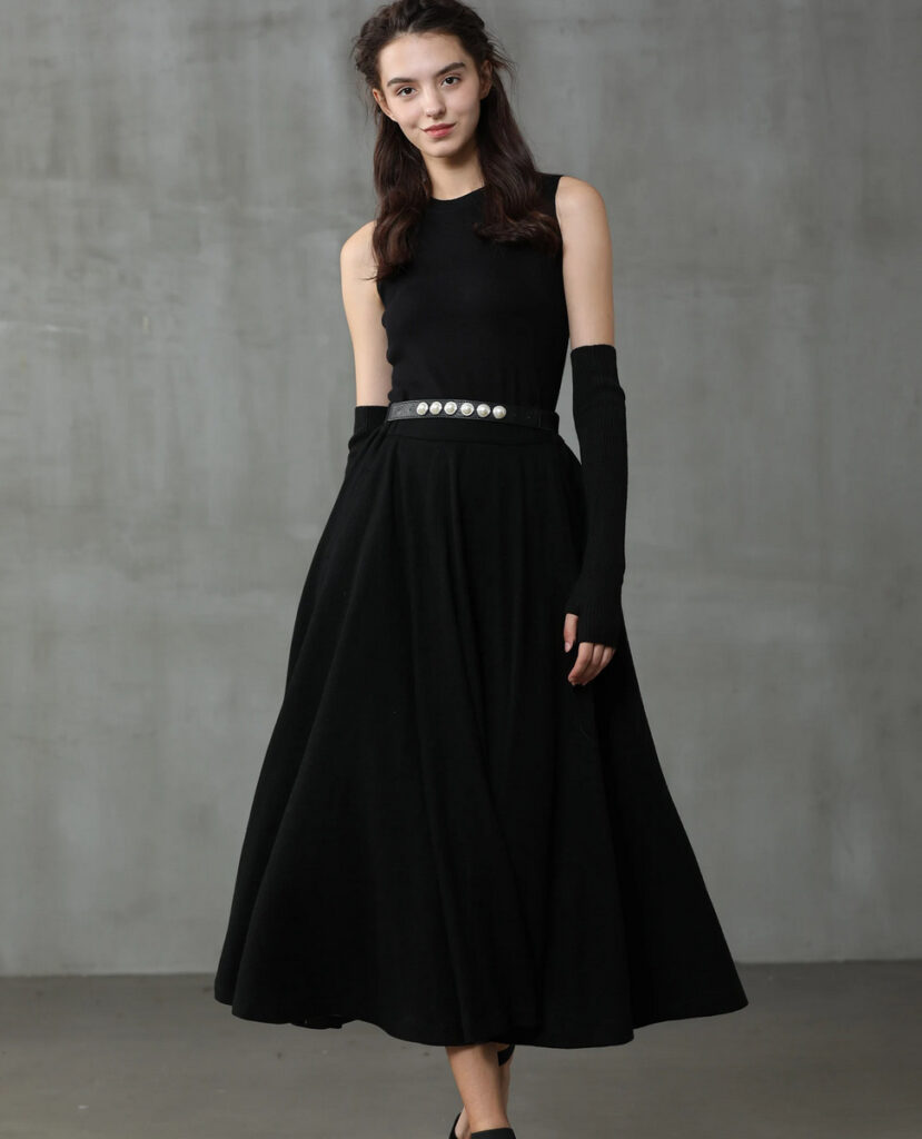 YOU’RE GOING TO LOVE WOVEN MIDI SKIRT