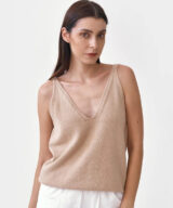 Sparkpick features Mila.Vert Knitted strap top in sustainable fashion