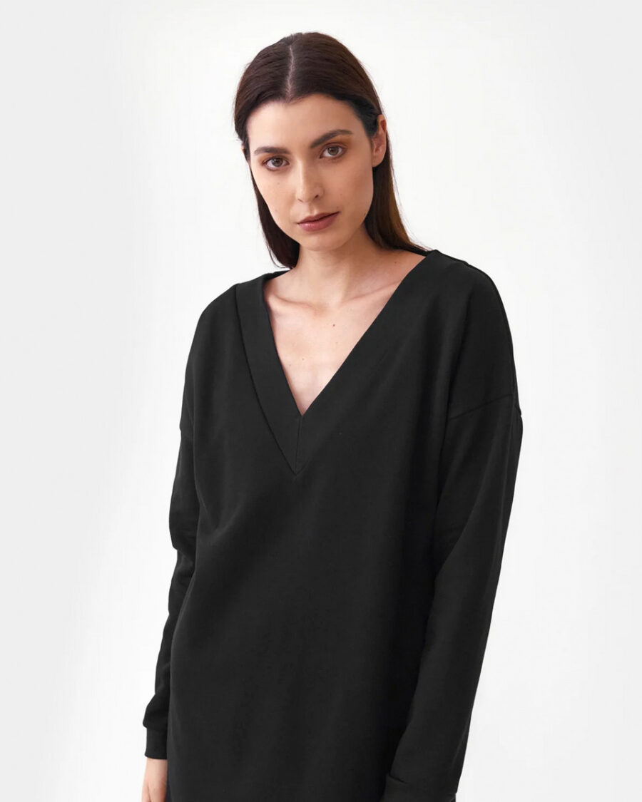 Sparkpick features Mila.Vert V-neck long jumper in sustainable fashion