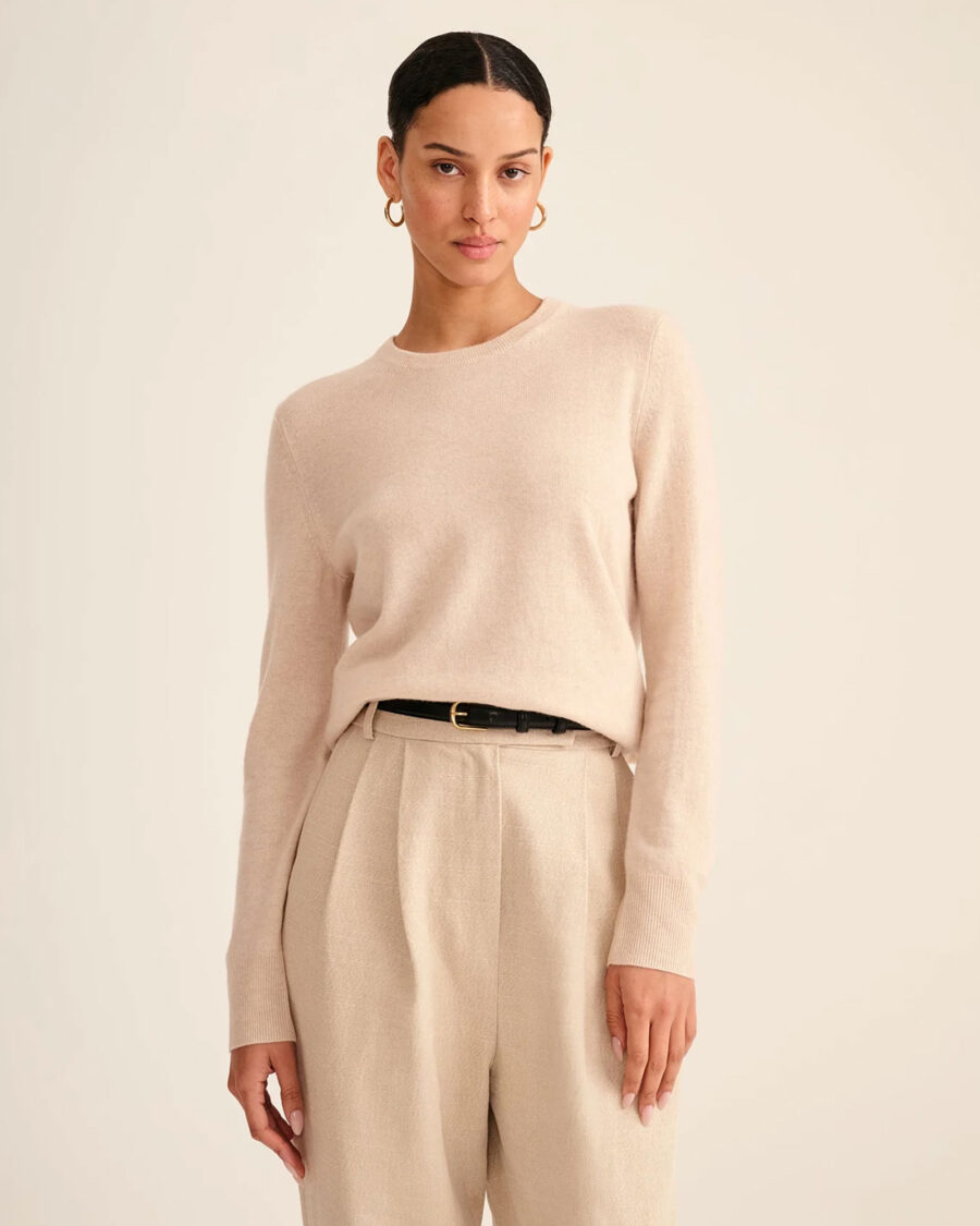 Sparkpick features NAADAM cashmere sweater  in sustainable fashion
