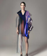 Sparkpick features NUENO digital fashion on DressX digital futuristic digital puffer coat in sustainable fashion