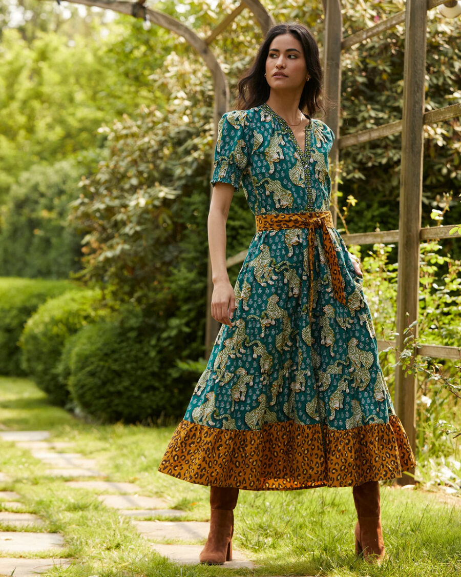 Sparkpick features Printfresh unique print organic cotton ethnic dress in sustainable fashion
