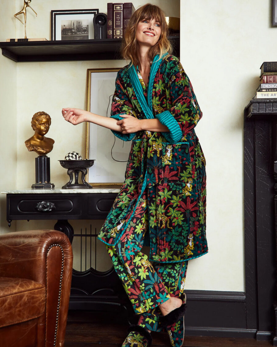 Sparkpick features Printfresh unique print organic cotton robe in sustainable fashion