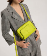 sparkpick features sans beast vegan leather yellow crossbody bag in sustainable fashion