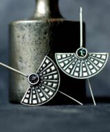 Sparkpick features SHAMBALAcollection on Etsy Raw stone earrings in sustainable fashion