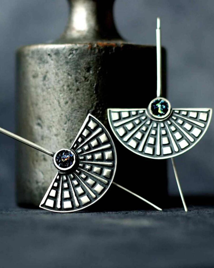 Sparkpick features SHAMBALAcollection on Etsy Raw stone earrings in sustainable fashion