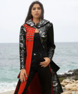 Sparkpick features SPARK + REBEL on DressX digital punk coat in sustainable fashion