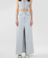 sparkpick features triarchy denim skirt in sustainable fashion