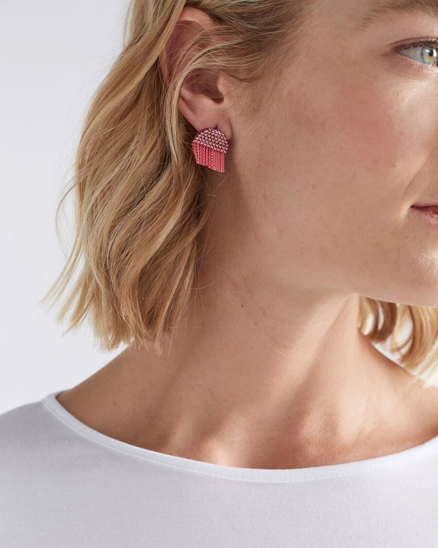 sparkpick features elk chain unique earring in sustainable fashion