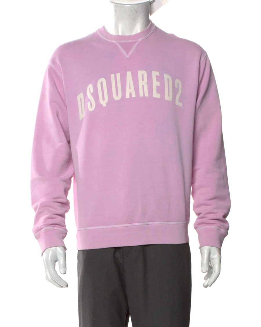 sparkpick features dsquared² crew neck sweatshirt in sustainable fashion