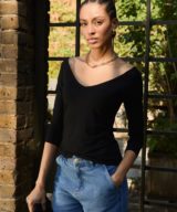 sparkpick features baukjen v-neck top in sustainable fashion