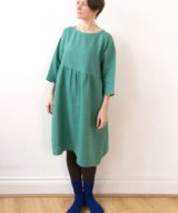 sparkpick features yayiandpony green linen dress in sustainable fashion on etsy