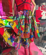 spark and rebel features miudi african skirt patchwork in eco fashion preloved