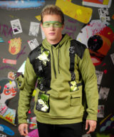 spark and rebel features unique upcycled hoodie in eco fashion