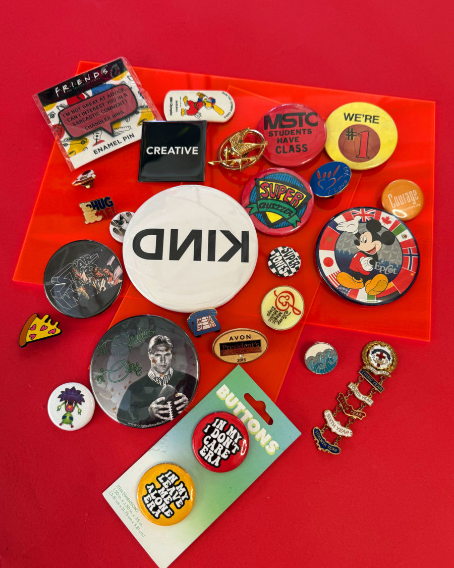 spark and rebel features upcycled pin set vintage unique