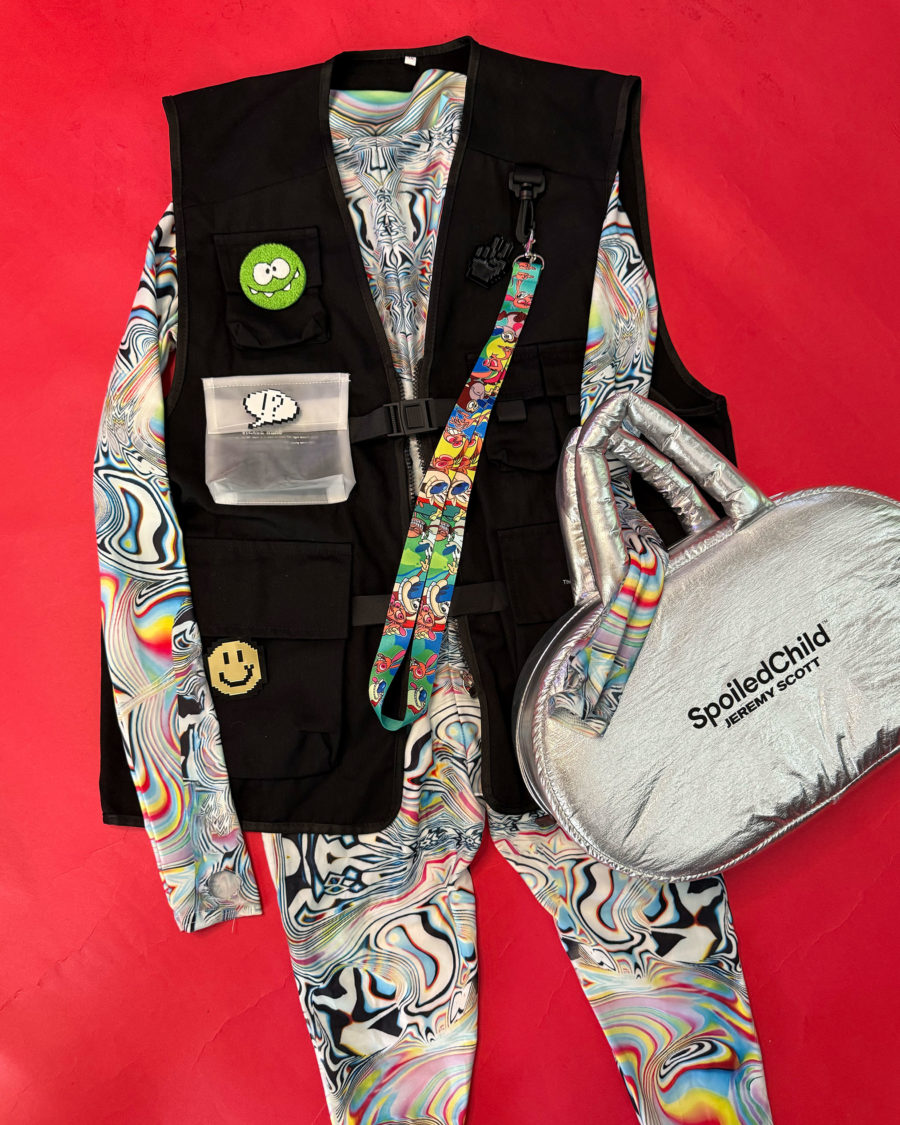 spark and rebel features upcycled preloved festival mens look in eco fashion