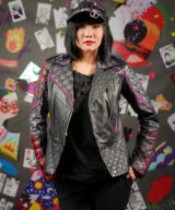 sparkpick features spark and rebel poshmark upcycled leather jacket in sustainable fashion