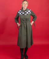 sparkpick features ahaki street style utility maxi dress with print in sustainable fashion