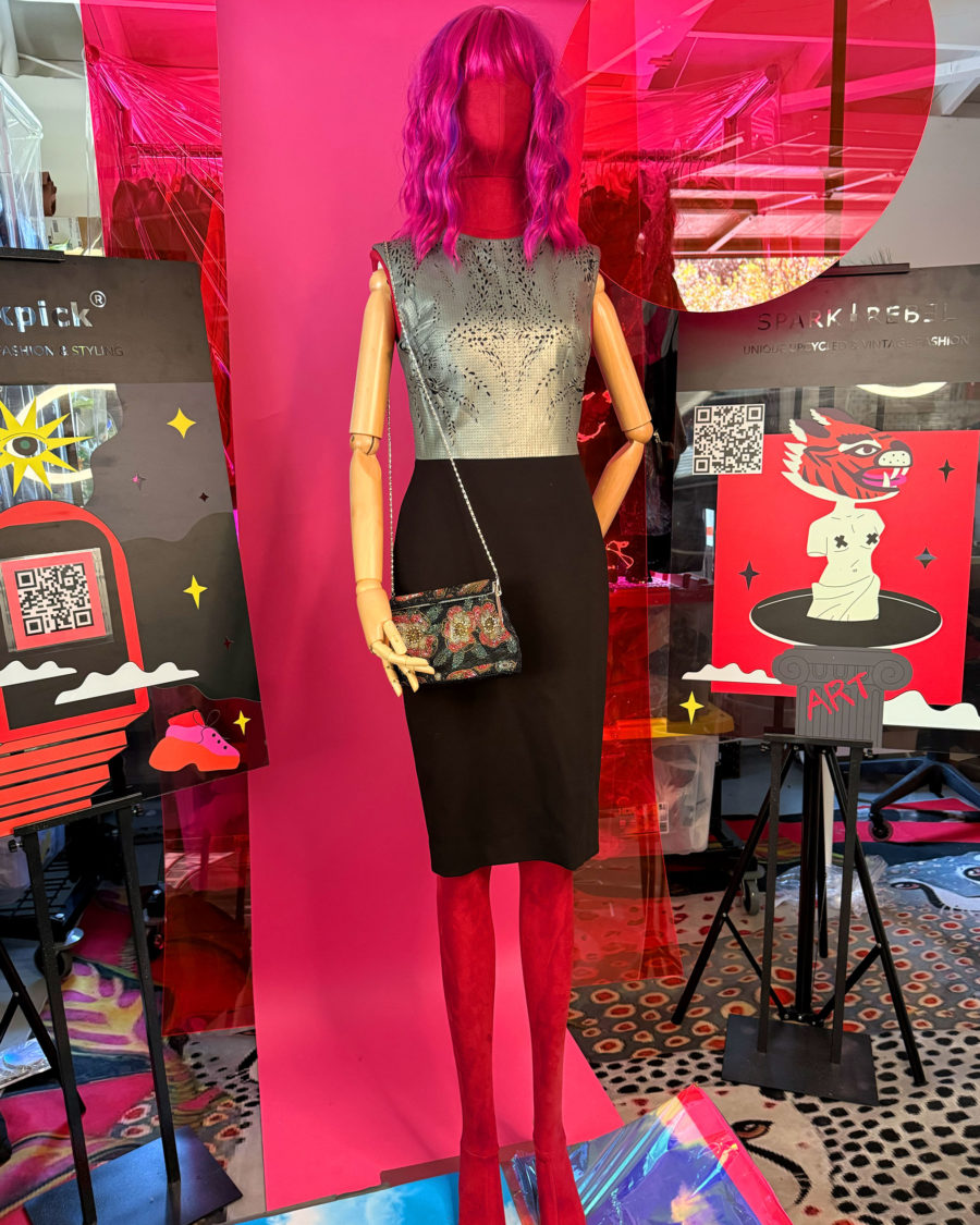 sparkpick features catherine deane poshmark leather midi dress in sustainable fashion