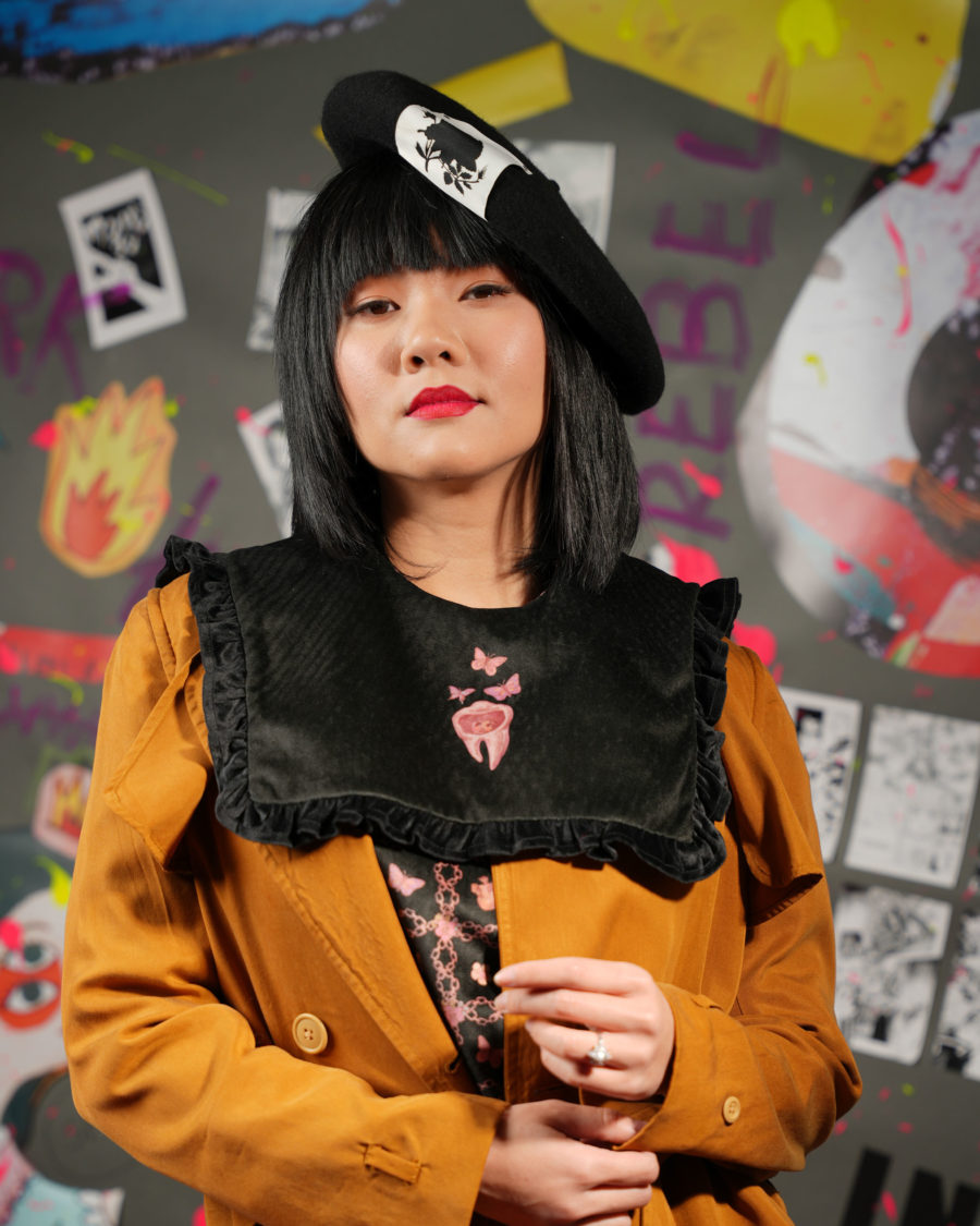 sparkpick features gothic lolita moody wool beter in eco fashion