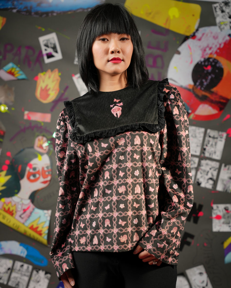 sparkpick features harajuku gothic lolita blouse with collar in eco fashion