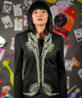 sparkpick features spark and rebel poshmark embroidered jacket in sustainable fashion
