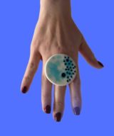 sparkpick features ceramic statement ring on etsy in sustainable fashion