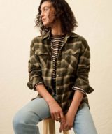 sparkpick features faherty flannel plaid shirt in sustainable fashion