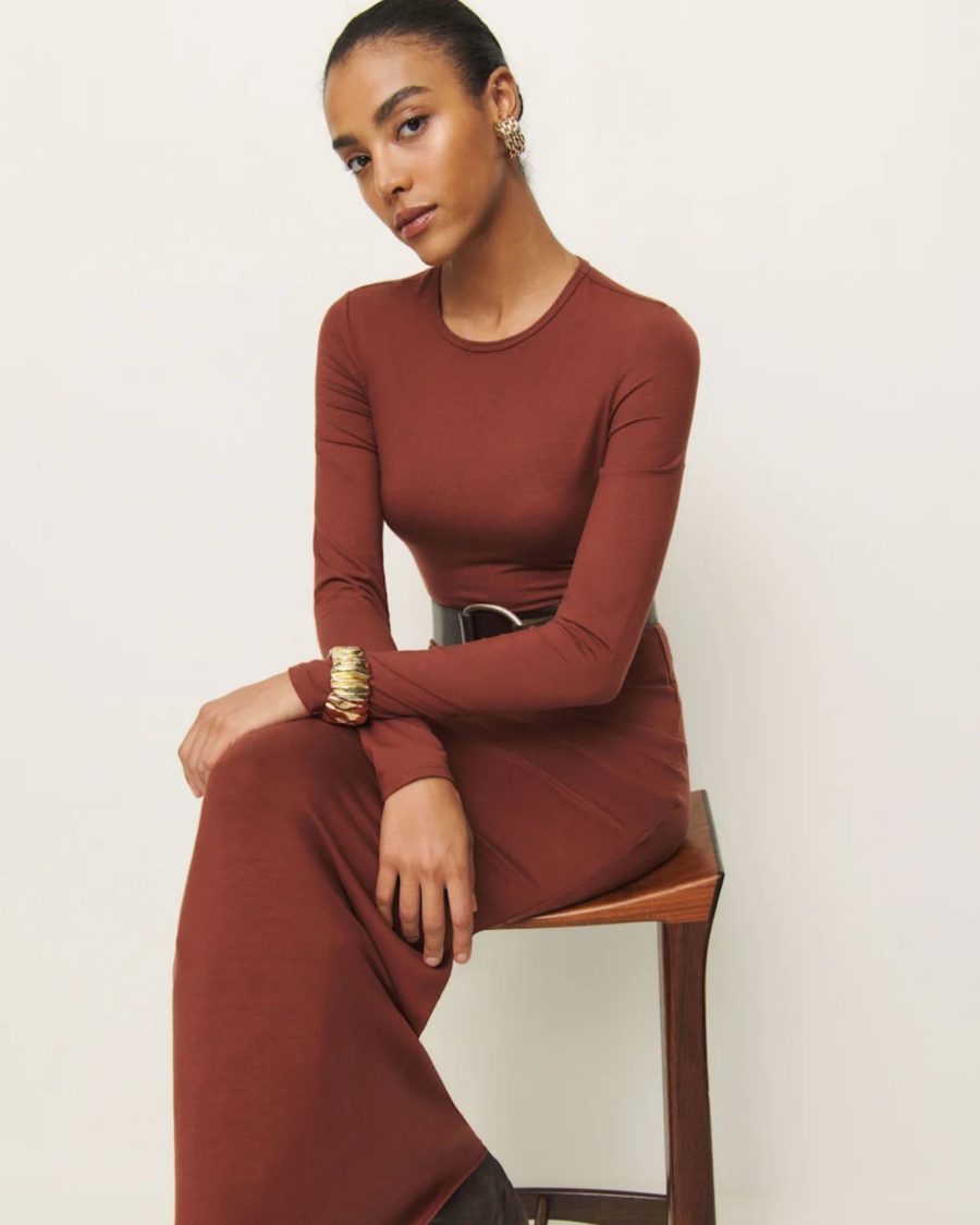 sparkpick features reformation citrus dress in sustainable fashion