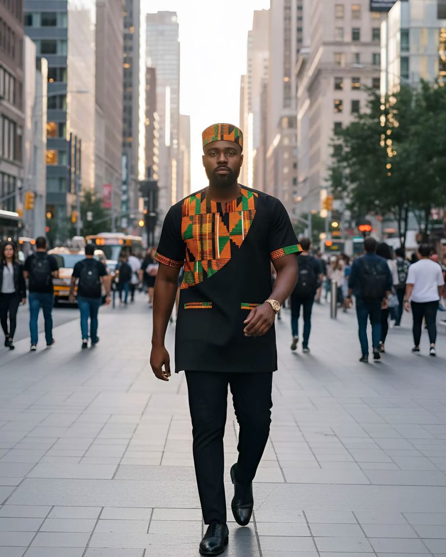 sparkpick features dressafrikastore etsy dashiki shirt and hat in sustainable fashion