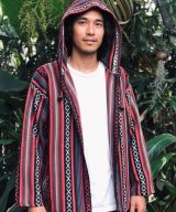 sparkpick features etsy tribalspiritshop woven hoodie jacket in sustainable fashion