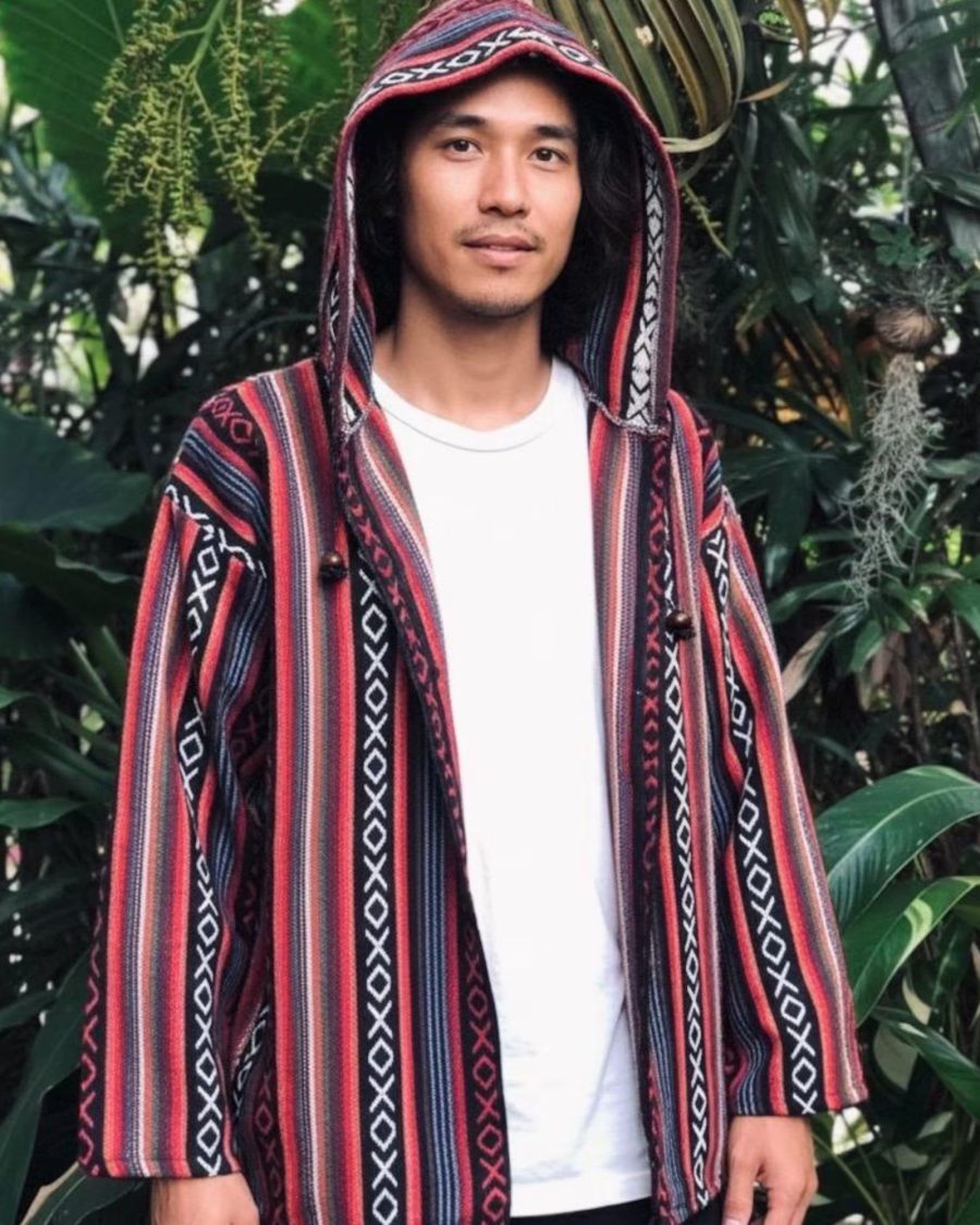 sparkpick features etsy tribalspiritshop woven hoodie jacket in sustainable fashion