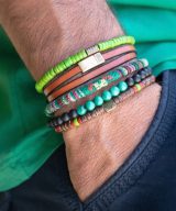 sparkpick features etsy vintagerosegallery green boho bracelets in sustainable fashion
