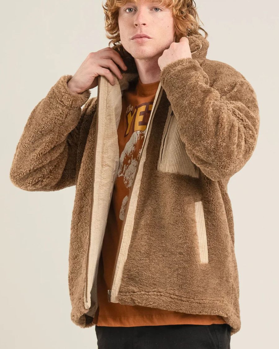 sparkpick features komodo recycled fleece jacket in sustainable fashion