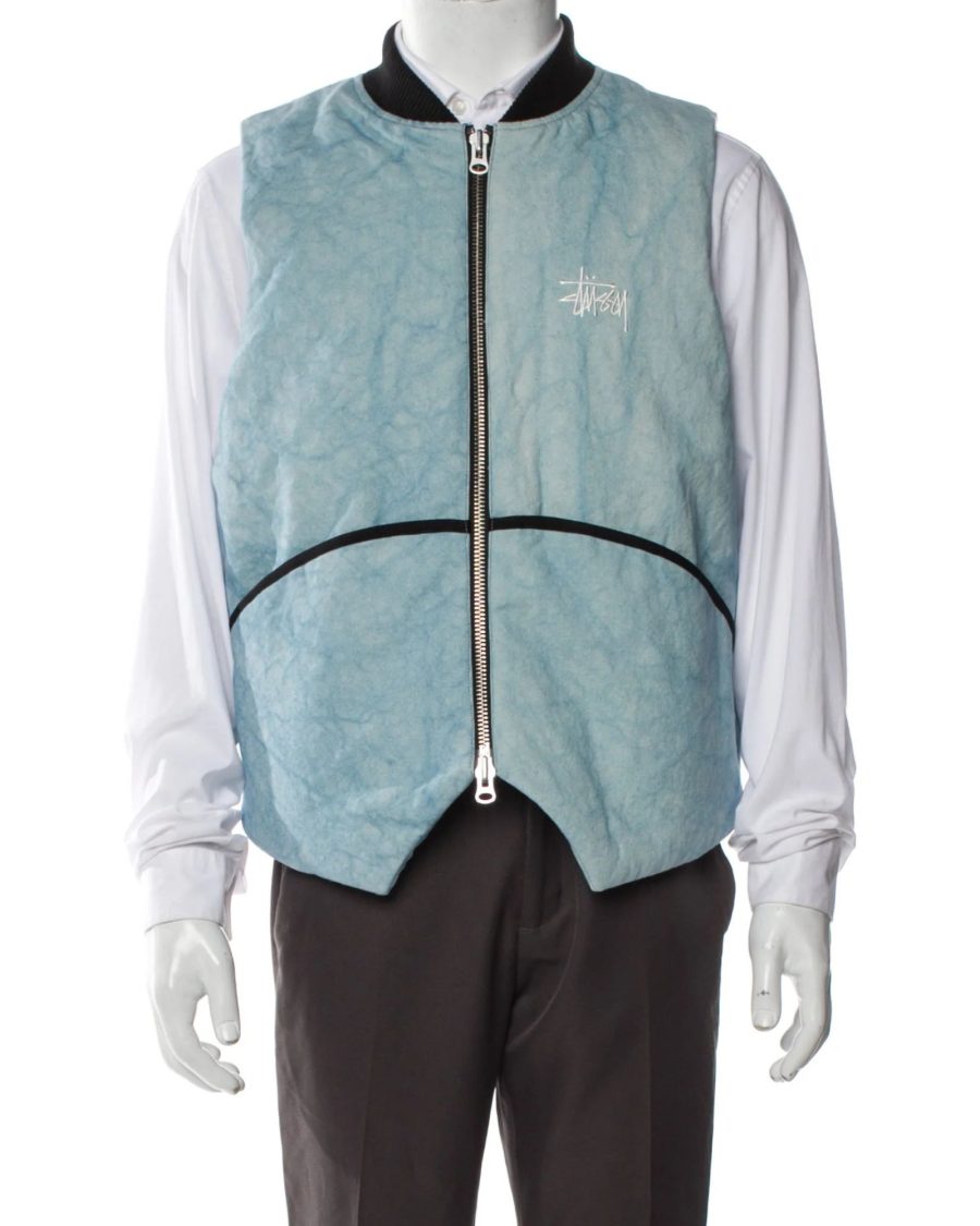 sparkpick features stussy realreal vest in sustainable fashion