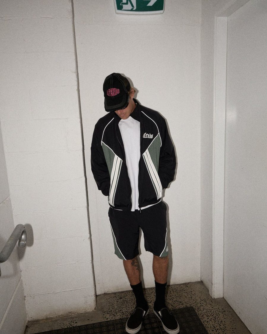 sparkpick features afends panelled short in sustainable fashion