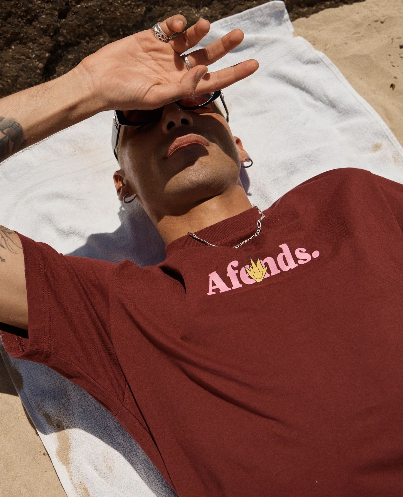 sparkpick features afends retro tee in sustainable fashion