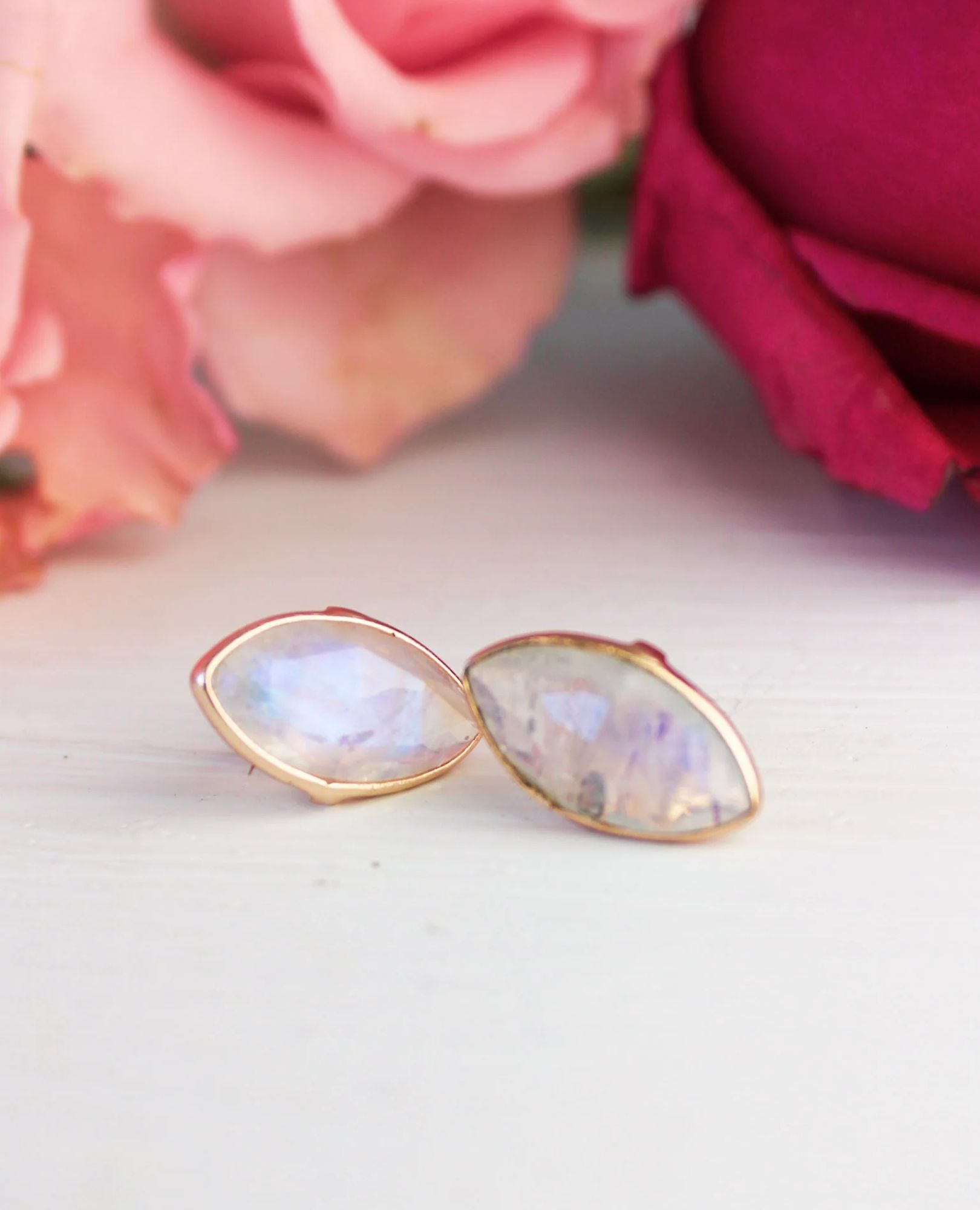 sparkpick features ash and rose mila leaf earrings in sustainable fashion